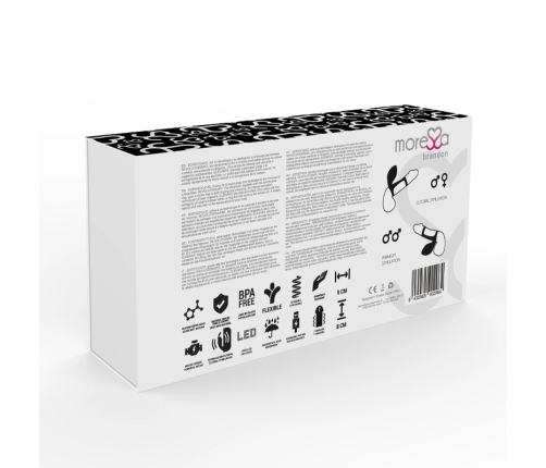 Moressa Brandon Silicone Vibrating Intimate Ring with Cover, USB, 7 Modes