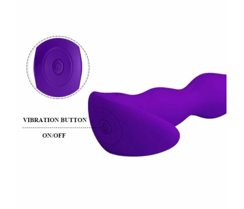 Pretty Love Anal Massager 12 Vibration Modes Lilac USB Rechargeable