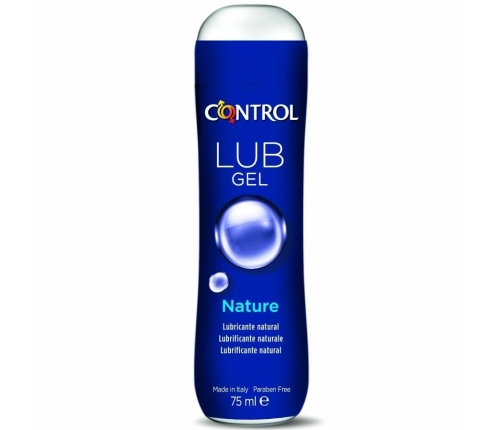 Control Lub Gel Nature Water-Based Intimate Gel 75ml Paraben-Free
