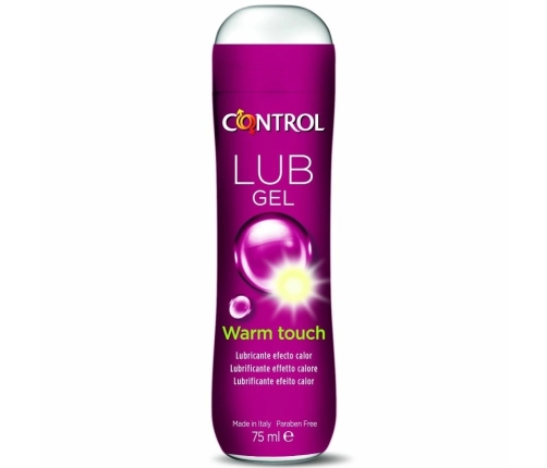 Control Lub Gel Warming Effect 75ml - Water-Based Intimate Lubricant
