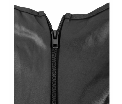 Subblime Fetish Uncovered Breast Teddy S/M Black - Exclusive Lingerie Design