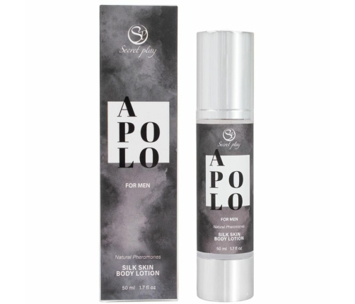 Secret Play Apolo Silk Skin Lotion for Men 50ml - Woody Scent, Hydrating