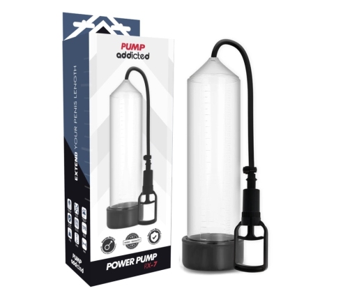 Pump Addicted RX7 Transparent Vacuum Enhancement System 24cm ABS