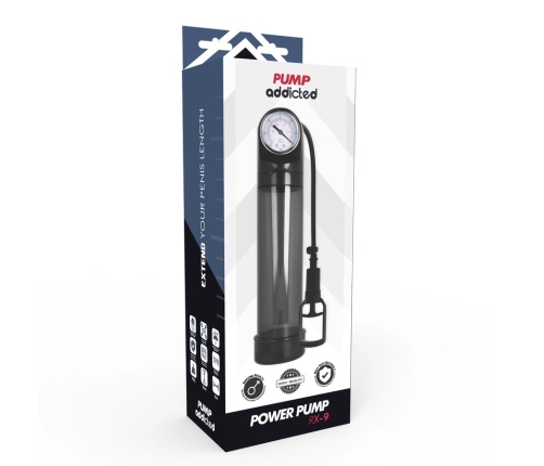 PUMP ADDICTED - BOMBA ERECCIÓN RX9 NEGRO