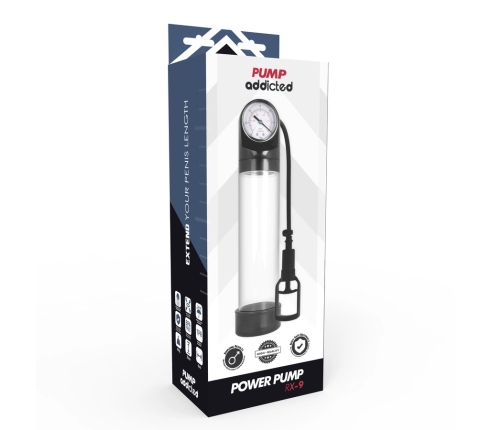 PUMP ADDICTED - BOMBA ERECCIÓN RX9 TRANSPARENTE