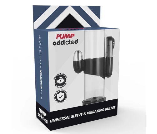 PUMP ADDICTED Vibrating Bullet Accessory for Intimate Devices