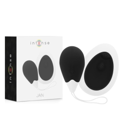 INTENSE Jan Wireless Vibrating Egg Black - 10 Modes, USB Rechargeable INTENSE Jan Wireless Vibrating Egg Black - 10 Modes, USB Rechargeable