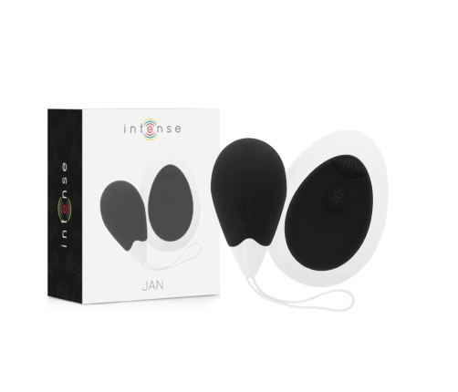 INTENSE Jan Wireless Vibrating Egg Black - 10 Modes, USB Rechargeable