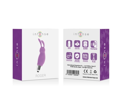 Intense Roger Rabbit Lilac Compact Dual-Stimulation Device 9cm