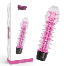 Glossy Axel Intimate Vibrating Device Pink 14cm TPE Waterproof Glossy Axel Intimate Vibrating Device Pink 14cm TPE Waterproof