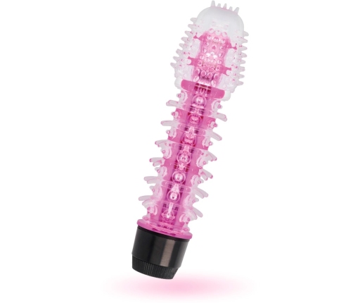 Glossy Axel Intimate Vibrating Device Pink 14cm TPE Waterproof