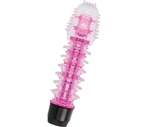 Glossy Axel Intimate Vibrating Device Pink 14cm TPE Waterproof