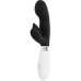 Glossy Elvi Intimate Dual-Motor Silicone Massager Black 12cm