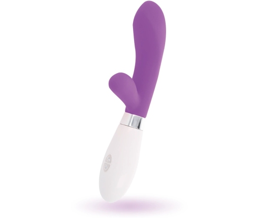 Glossy Jackson Rabbit Intimate Massager Dual Motor Purple 12cm