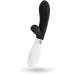 Glossy Jackson Rabbit Black Dual Motor Silicone Massager 12cm