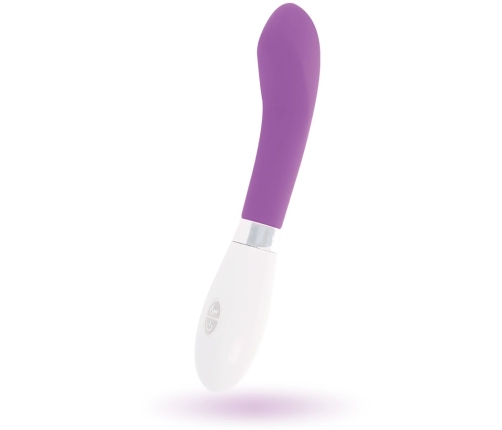 Glossy John Intimate Device Purple - 10 Modes, 12 cm, Silicone, Waterproof