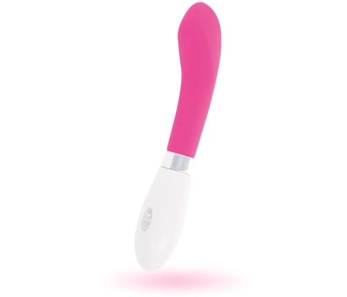 Glossy John Pink Intimate Machine - 10 Modes, Waterproof, 12cm, Silicone