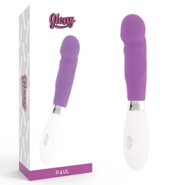 GLOSSY Paul Intimate Silicone Device 12cm Purple 10 Modes Waterproof GLOSSY Paul Intimate Silicone Device 12cm Purple 10 Modes Waterproof