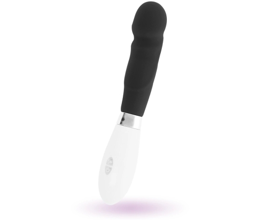 Glossy Paul Intimate Silicone Device Black 12cm 10 Modes Waterproof