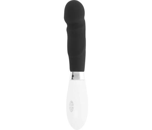 Glossy Paul Intimate Silicone Device Black 12cm 10 Modes Waterproof