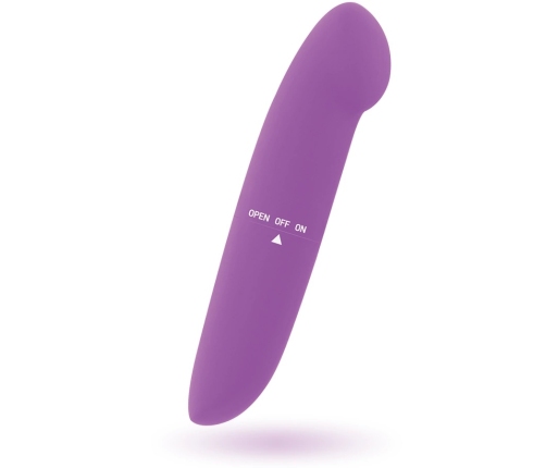 Glossy PHIL Vibrator Purple - Compact Waterproof Model 13cm