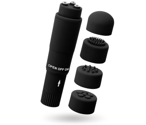 Glossy Kurt Pocket Massager Black - Compact Multi-Speed Relaxation Tool