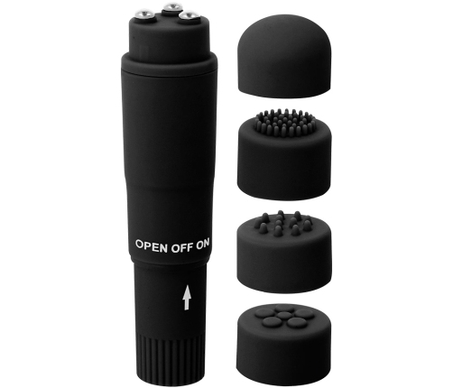 Glossy Kurt Pocket Massager Black - Compact Multi-Speed Relaxation Tool