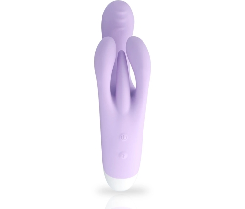 MIA Guell Ergonomic Dual Motor Intimate Massager, 10 Modes, Pink, 19.2 cm