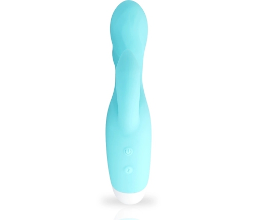 MIA Dresde Vibrator Turquoise - Dual Motor, Waterproof, 19.2 cm