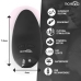 Moressa Blossom Black Mini Massager - 6 Modes, Medical Silicone, Waterproof