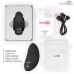 Moressa Blossom Black Mini Massager - 6 Modes, Medical Silicone, Waterproof