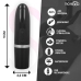 Moressa Ivy Compact Rechargeable Silicone Vibrator Black 90x22mm