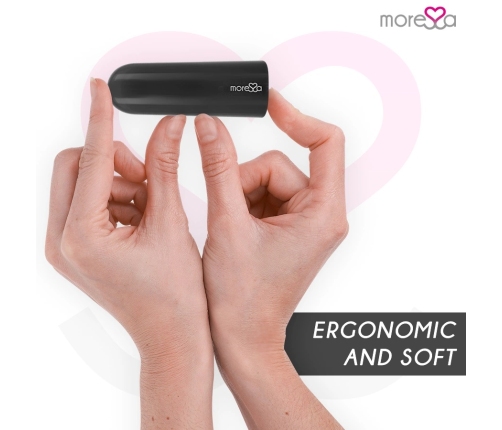 MORESSA - NIX POTENTE VIBRADOR MULTI JUEGOS CONTROL REMOTO NEGRO