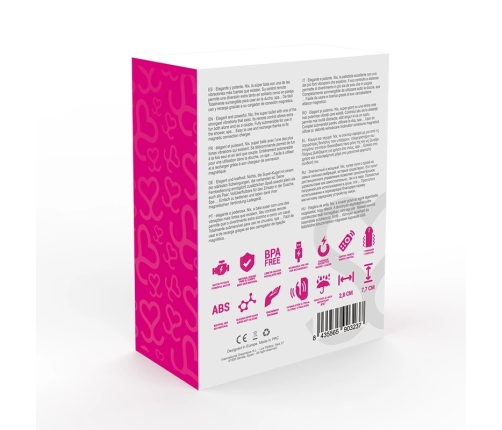 Moressa Nix Remote Control Vibrating Device Pink - Compact, Waterproof, 7 Modes