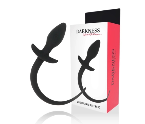 Darkness Silicone Intimate Plug 28 cm Black - Flexible Hygienic Model