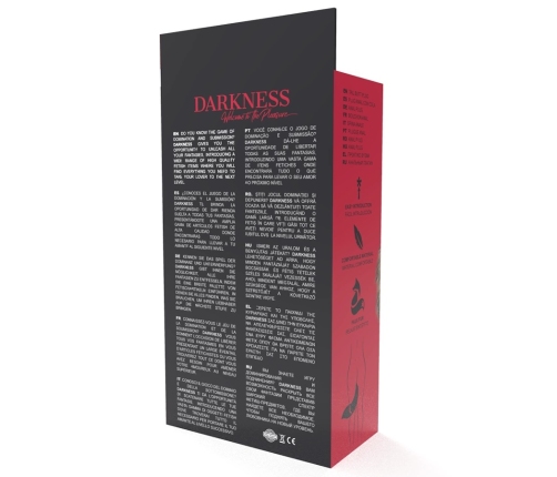DARKNESS - COLA NATURAL CON PLUG ANAL SILICONA 10 CM