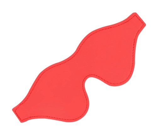 Darkness Red PVC Eye Mask - Adjustable Headband, Comfort Fit
