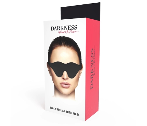 Darkness Black Mask PVC Adjustable Eye Cover - Comfortable Fit