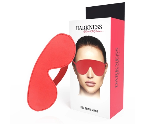 Darkness Red Eye Mask PVC Adjustable Strap High-Quality Finish