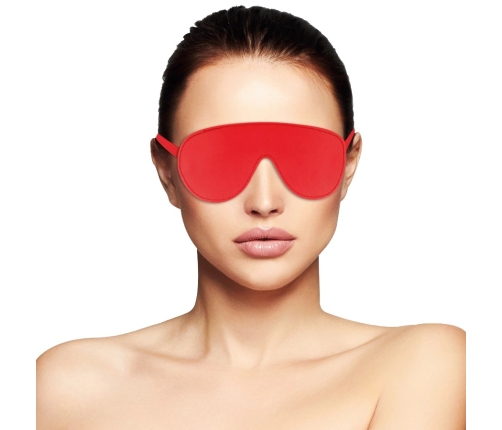 Darkness Red Eye Mask PVC Adjustable Strap High-Quality Finish