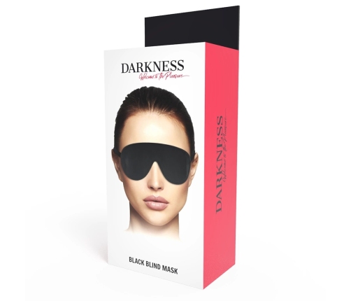 Darkness Premium PVC Black Adjustable Eye Mask for Sensory Play