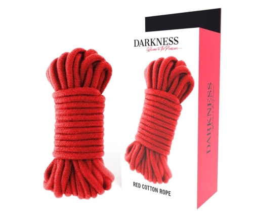 Darkness Japanese Rope 5m Red - 100% Cotton Restraint Cord