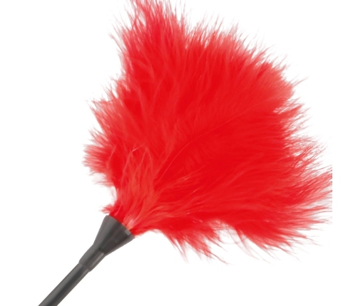 Darkness Sensation Feather Tickler Red 42cm - Soft Touch Model