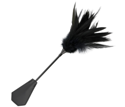 Darkness Black Feather Dual-Sided Intimate Crop, 48 cm