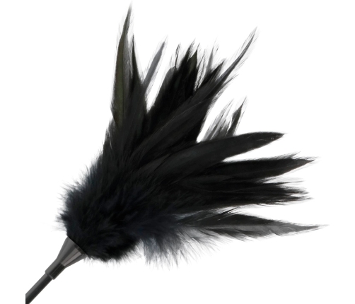 Darkness Black Feather Dual-Sided Intimate Crop, 48 cm