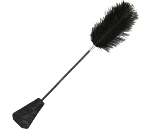 Darkness Black Dual-Ended Feather Crop 56cm - Elegant Sensation Tool