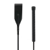 Darkness Leather Crop 45 cm - Precision Control Black Riding Whip