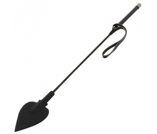 Darkness Silicone Riding Crop Black 60cm - Flexible Precision Model