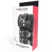 Darkness Adjustable Black Leather Handcuffs with Soft Lining