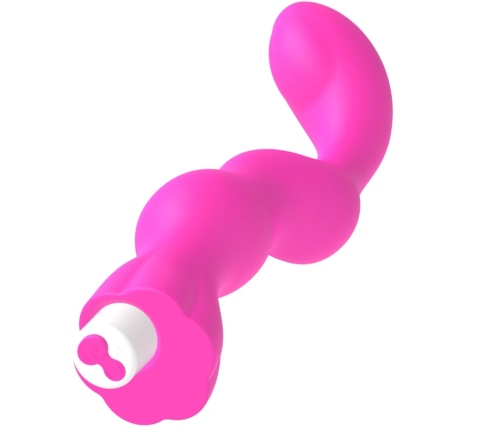 G-SPOT George Rechargeable Silicone Intimate Massager Pink 200mm